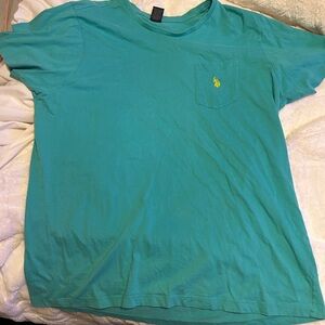 Teal T-Shirt with Pocket